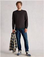 Merino Wool Rich Crew Neck Jumper
