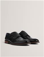 Leather Monk Strap Shoes