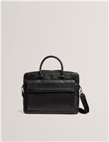 Faux Leather Briefcase