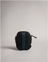 Striped Messenger Bag