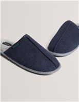 Suede Mule Slippers