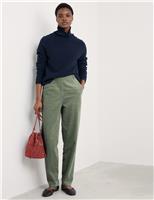 Pure Cotton Cord Tapered Trousers