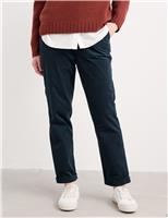 Cotton Rich Tapered Ankle Grazer Trousers