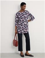 Cotton Rich Floral Relaxed Tunic