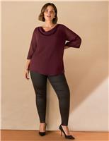 Coated Denim Jeggings