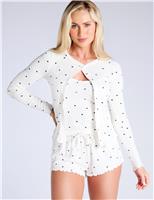3pc Heart Print Pyjama Set