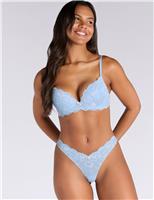 Aliyah Lace Wired Plunge Bra (A-DD)