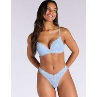 Aliyah Lace Wired Plunge Bra (A-DD)