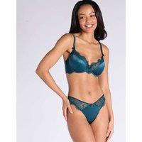 Rylee Satin Wired Plunge Bra (B-F)