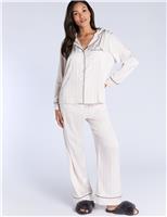 Jacquard Striped Pyjama Set