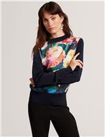 Floral Crew Neck Jumper