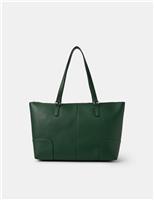 Faux Leather Tote Bag