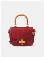 Croc Bamboo Handle Grab Bag