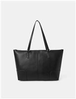 Faux Leather Tote Bag