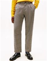Greenwich Pure Cotton Checked Chinos