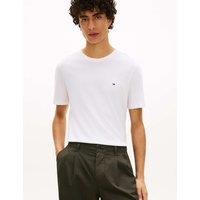 Tommy Hilfiger Pure Cotton Crew Neck T-Shirt White