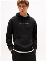 Cotton Blend Drawstring Loungewear Hoodie