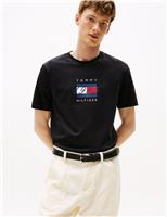 Pure Cotton Flag Graphic T-Shirt