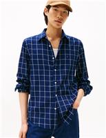 Regular Fit Easy Iron Twill Checked Shirt