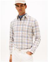 Regular Fit Easy Iron Twill Checked Shirt