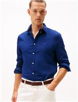 Slim Fit Easy Iron Cotton Rich Dobby Shirt