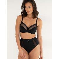 Pour Moi Viva Luxe High Waisted Midi Knickers Black