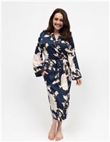Cotton Modal Floral Dressing Gown
