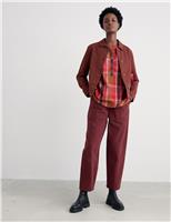 Pure Cotton Collared Jacket