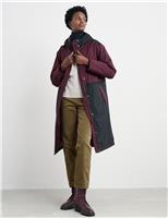 Waterproof Hooded Relaxed Longline Coat