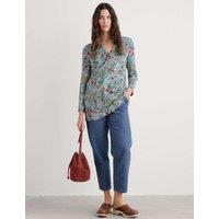 Seasalt Cornwall Pure Cotton Floral Tunic Blue Mix