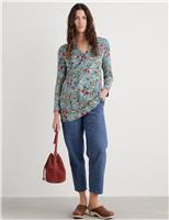 Seasalt Cornwall Pure Cotton Floral Tunic Blue Mix