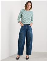 Pure Cotton Striped Top