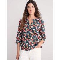 Seasalt Cornwall Pure Cotton Floral Top Multi