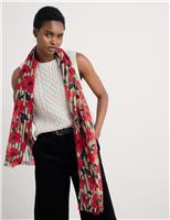 Pure Wool Floral Scarf
