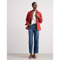 Seasalt Cornwall Pure Cotton Oversized Utility Jacket Orange