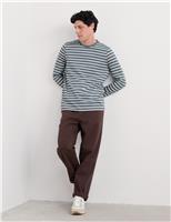 Pure Cotton Striped Top