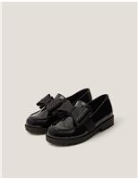 Kids Patent Bow Loafers (9 Small - 4 Large)