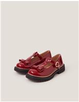 Kids Patent Leather Bow Mary Jane Shoes (10 Small - 4 Large)