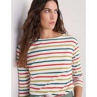 Seasalt Cornwall Pure Cotton Striped Top Multi