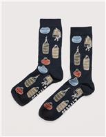 Bouys Design Cotton Rich Socks