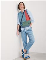 Pure Cotton Colour Block Knitted Vest