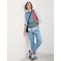 Seasalt Cornwall Pure Cotton Colour Block Knitted Vest Multi