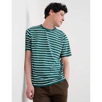 Pure Cotton Striped Crew Neck T-Shirt