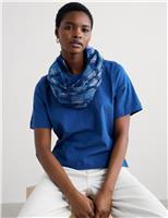 Pure Wool Printed Snood