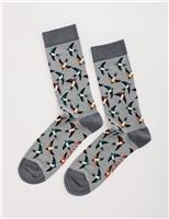 Bird Design Socks
