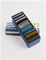 7 Pack Striped Socks