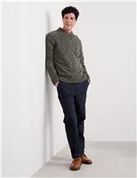 Seasalt Cornwall Pure Cotton Crew Neck Jumper Green