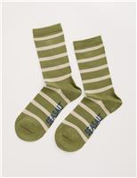 Striped Ankle High Socks