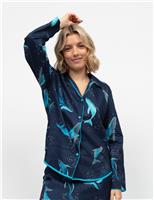 Cotton Rich Whale Pyjama Top