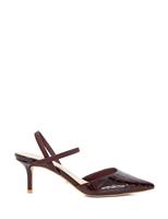 Leather Stiletto Heel Court Shoes
